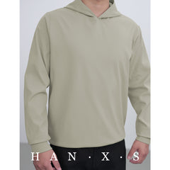 260g Descente-Style Batwing Sleeve Crewneck Sweatshirt