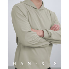 260g Descente-Style Batwing Sleeve Crewneck Sweatshirt