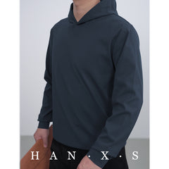 260g Descente-Style Batwing Sleeve Crewneck Sweatshirt