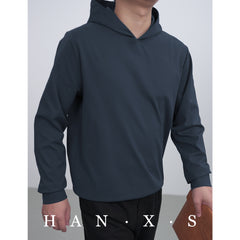 260g Descente-Style Batwing Sleeve Crewneck Sweatshirt
