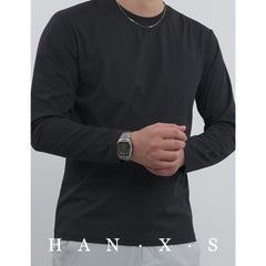 Skin-Friendly Outdoor Slim Fit Wrinkle-Resistant Quick-Dry Long Sleeve