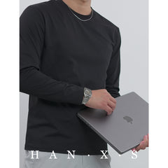 Skin-Friendly Outdoor Slim Fit Wrinkle-Resistant Quick-Dry Long Sleeve