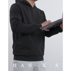 260g Descente-Style Batwing Sleeve Crewneck Sweatshirt