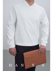 260g Descente-Style Batwing Sleeve Crewneck Sweatshirt