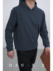 260g Descente-Style Batwing Sleeve Crewneck Sweatshirt