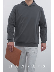 260g Descente-Style Batwing Sleeve Crewneck Sweatshirt