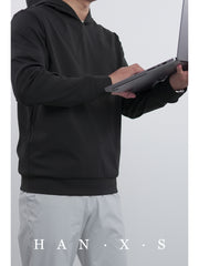 260g Descente-Style Batwing Sleeve Crewneck Sweatshirt