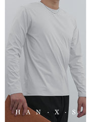 Skin-Friendly Outdoor Slim Fit Wrinkle-Resistant Quick-Dry Long Sleeve