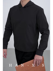 260g Descente-Style Batwing Sleeve Crewneck Sweatshirt