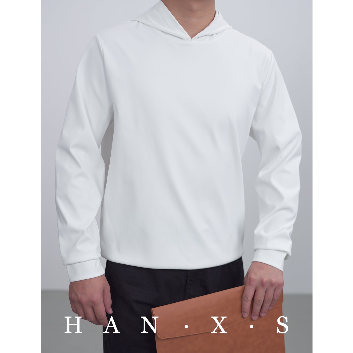 260g Descente-Style Batwing Sleeve Crewneck Sweatshirt
