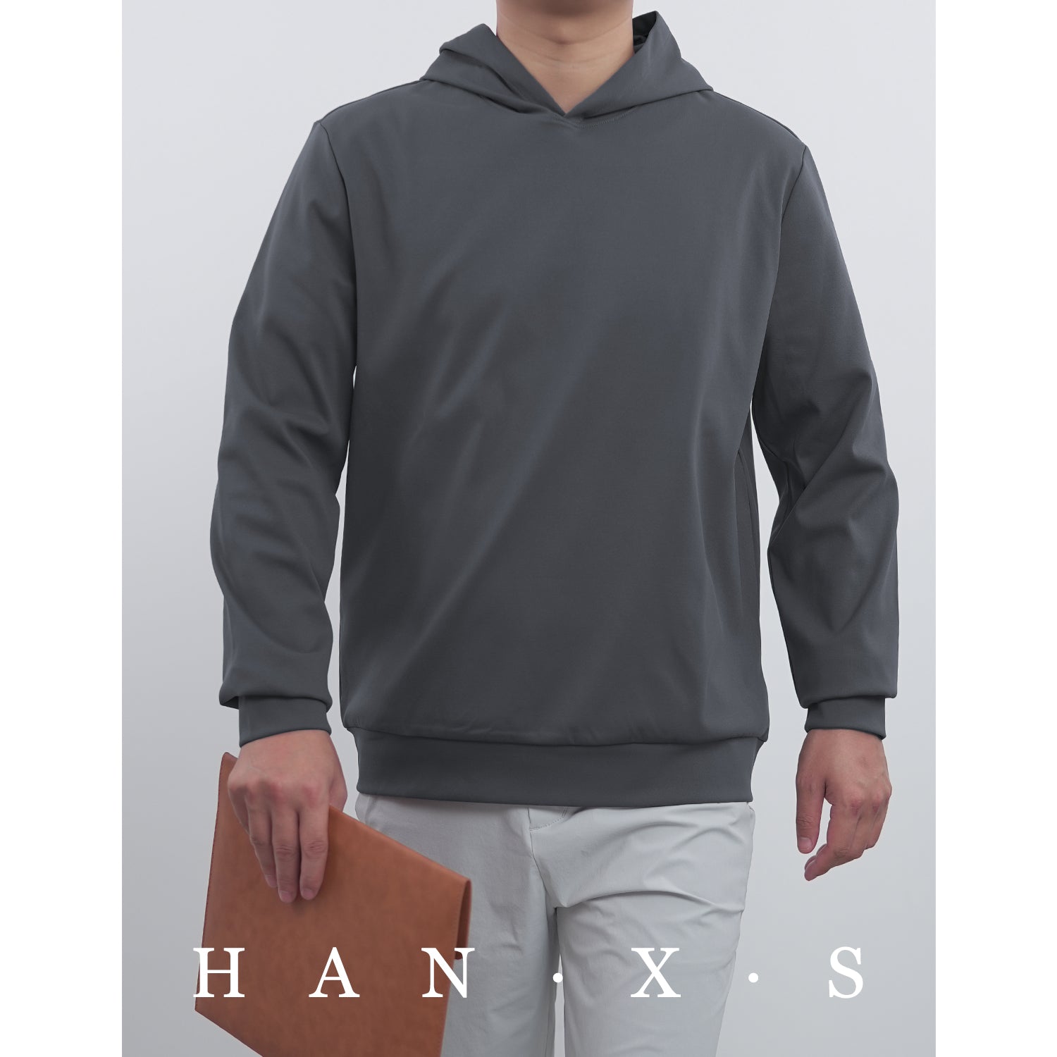 260g Descente-Style Batwing Sleeve Crewneck Sweatshirt