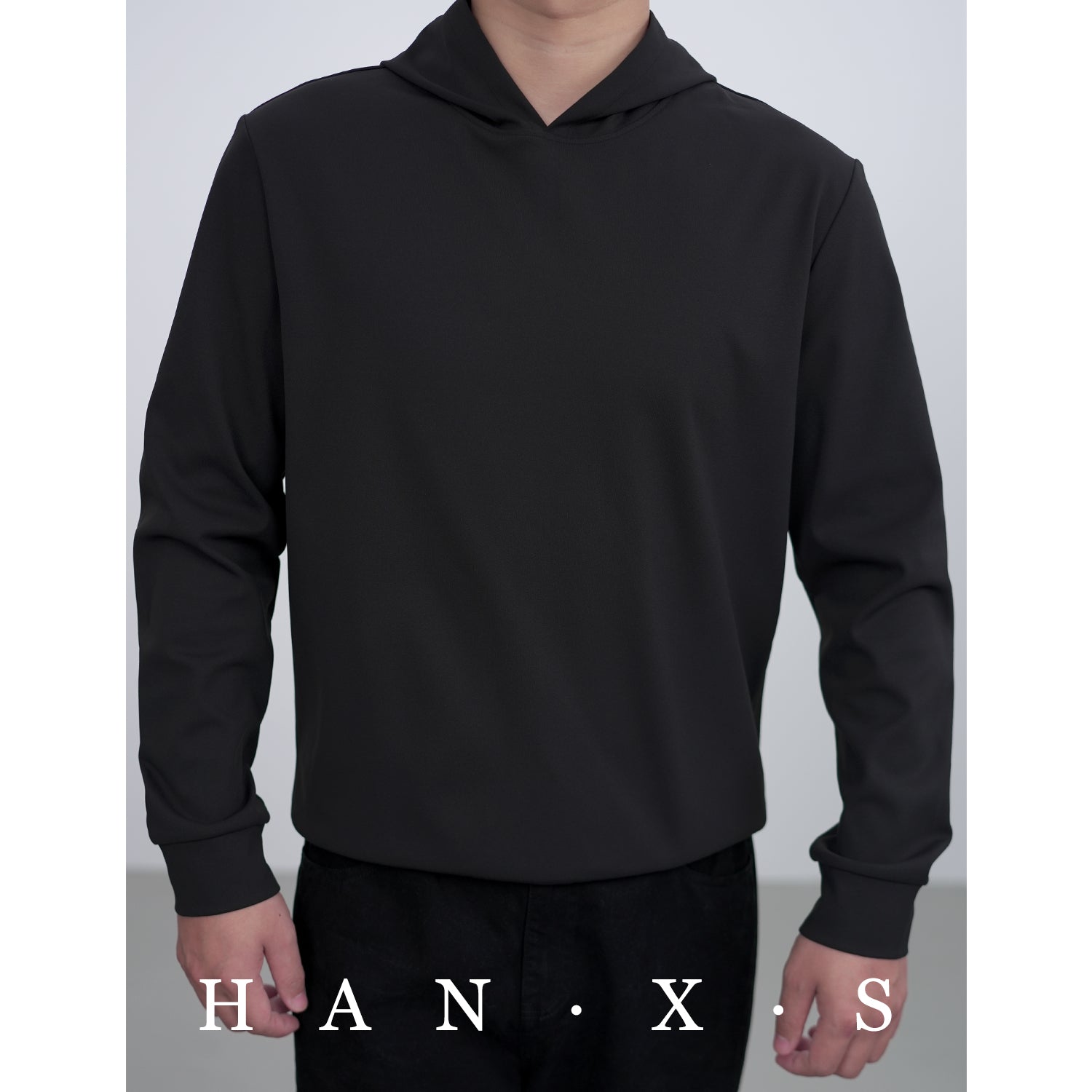 260g Descente-Style Batwing Sleeve Crewneck Sweatshirt
