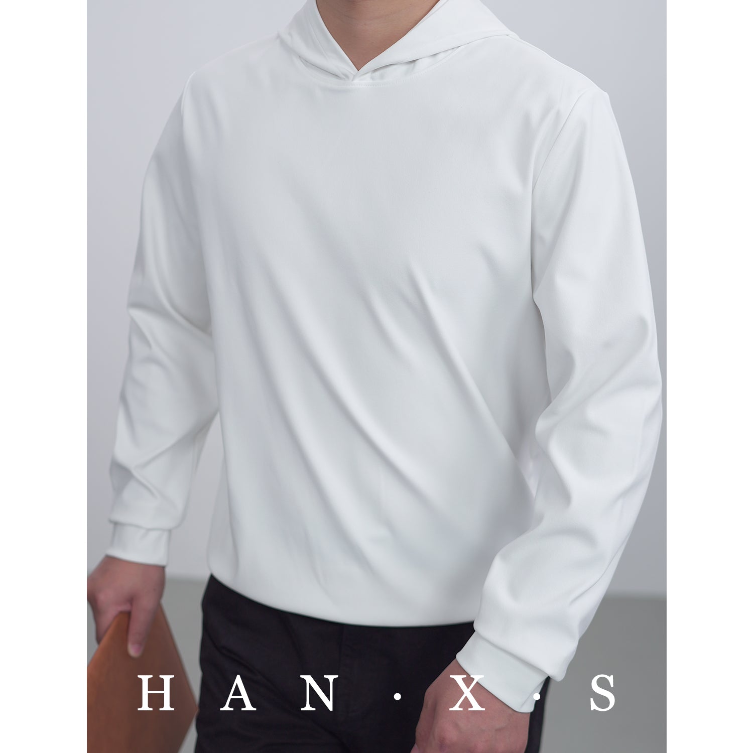 260g Descente-Style Batwing Sleeve Crewneck Sweatshirt